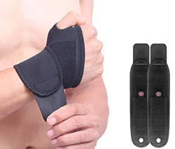 Vintree 2X Muñequeras Deportivas Ajustable Transpirable Neopreno Ayuda a con Túnel Carpiano RSI Artritis Tendinitis y Dolores de Muñequeras Talla Únic en oferta