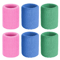 Androxeda Muñequera Deportiva Deportes Sweatband Suave Espesar Algodón Tenis Gimnasia Fútbol Baloncesto Correr Deportes Atléticos precio