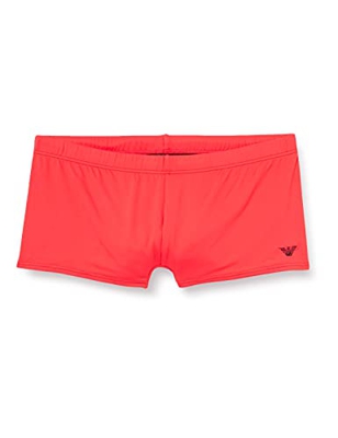 Emporio Armani Swimwear Swimming Trunk Embroidery Logo Swim Trunks, Negro, 3XL para Hombre