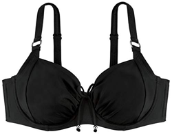 Dorina D17026A, Parte Superior de Bikini Para Mujer, Negro (Black), 110C en oferta