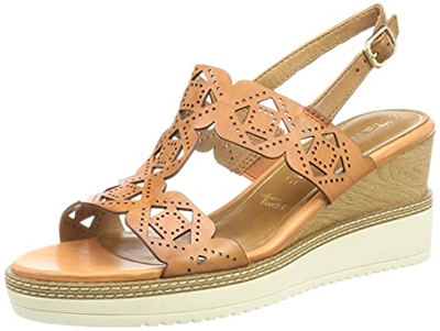 Tamaris 1-1-28332-26, Sandalia Mujer, Sunset Nut, 36 EU