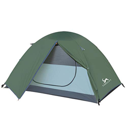 TOMOUNT Tienda de campaña para 1 persona, ultraligera, resistente al agua y tamaño pequeño, con doble capa, independiente, para senderismo, camping, m características