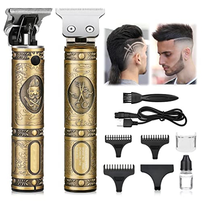 Maquina Cortar Pelo Profesional, Regalo Dia Del Padre, Recortadora de Barba Hombre Eléctrica, 3 Peines Limitados, USB Recargable Barbero Inalámbrico, 