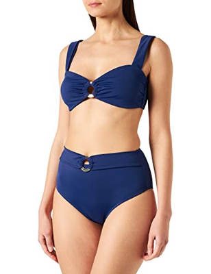 Iris & Lilly Auk202902 Conjuntos de Bikini, Azul, 36