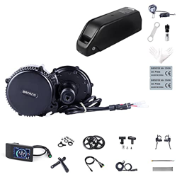 BAFANG Ebike BBS02B 48V 750W Kit de Conversión de Bicicleta de montaña con Motor Central Bicicleta con Batería de 48V 11.6/13/17.5/18Ah Hailong, Bater precio