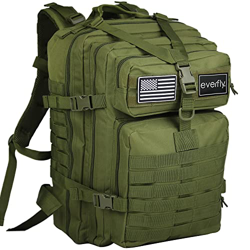 Everfly Mochila Tactica Militar 45L - Para Crossfit Supervivencia Caza Pesca Senderismo Gimnasio Montañismo Airsoft - Oxford 800D - Hombre Mujer - Mac precio
