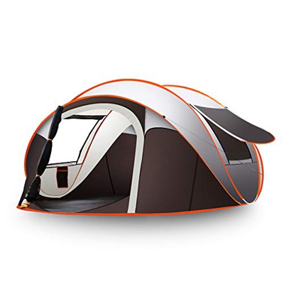WZFC Tienda de campaña Familiar Impermeable, Multifuncional Doble Capa Automático al Aire Libre Senderismo Tiendas de Dormir para 5-8 Personas