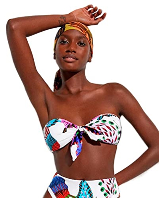 Desigual Biki_Alana II Bikini, Blanco, M para Mujer