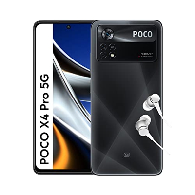 POCO X4 Pro 5G - Smartphone 6+128GB, Pantalla de 6.67” 120Hz AMOLED DotDisplay, Snapdragon 695, Triple Cámara de 108MP, 5000mAh, Laser Black (Versión 
