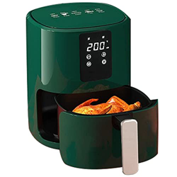 Freidora de Aire sin Aceite Digital 5L Pantalla Táctil 1500W Cesta Antiadherente Multifunción Tiempo y Temperatura Regulable Tamaño Grande (Verde) en oferta