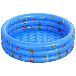 FANIER Piscina Hinchable para niño, Redonda Piscina Inflable Hinchable bañera Hinchable para jardín, 3 Cámara de Aire Individuales, 100 cm de diámetro en oferta