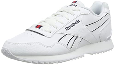 Reebok Royal Glide Ripple Clip, Zapatillas de Deporte Hombre, White/Vector Navy/Vector Red, 42.5 EU