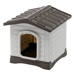 Ferplast Caseta de Exterior, Caseta para Perros DOGVILLA 50 en Resina Termoplástica Resistente en oferta