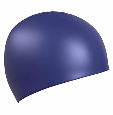 Gorro de silicona coloreado sin logotipo de alta calidad para natación en piscina - Apto para entrenamiento en la piscina - Ultra resistente al cloro 