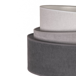 De mesa Pastell Trio 3 tonos de gris, alto 50cm precio