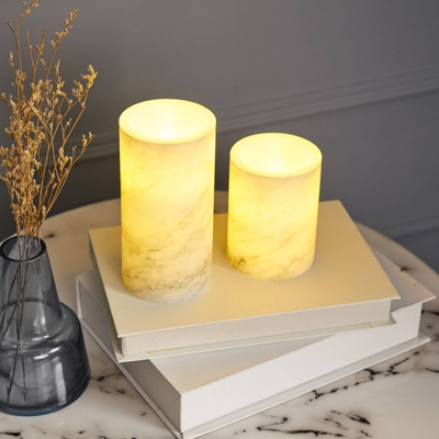 Pauleen Cozy Marble Candle juego velas LED 2 cera