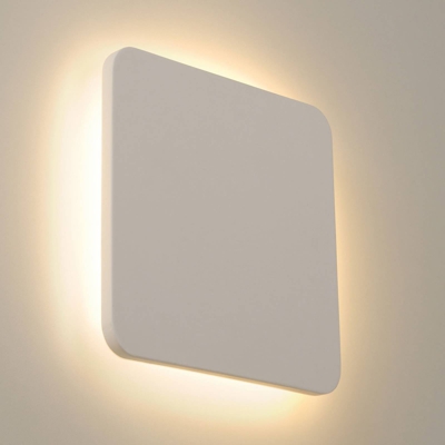 SLV Plastra aplique LED de yeso angular 30x30cm