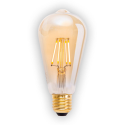 LED E27 4W 320lm blanco cálido atenuable 4 ud en oferta