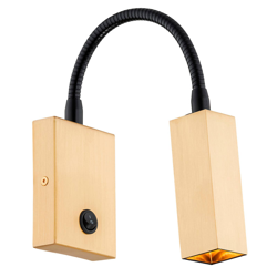 Aplique Raisio, brazo flexible, latón precio