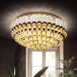 Slamp Odeon Ceiling plafón, oro, Ø 102 cm en oferta