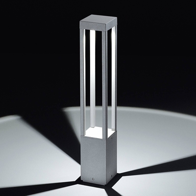 Egger York bolardo luminoso LED gris, 65 cm