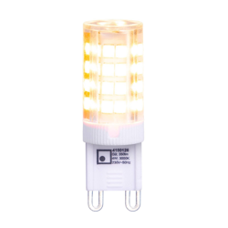 Bombilla LED bi-pin G9 3,5W cálido 350 lm 6 ud características
