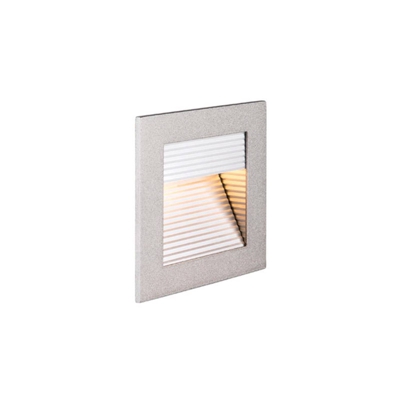 SLV Frame Curve lámpara empotrada LED plata