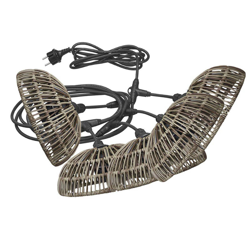 PR Home Hue cadena de luces exterior negro 5 luces características