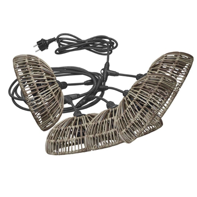 PR Home Hue cadena de luces exterior negro 5 luces