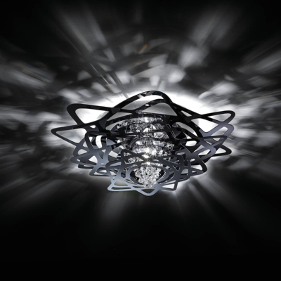 Slamp Aurora plafón mini, negro