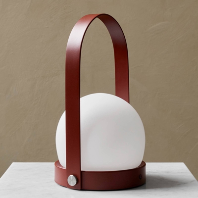 Menu Carrie lámpara decorativa batería IP44, rojo