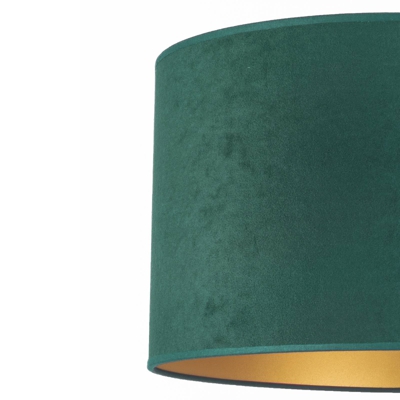 Lámpara de pie Golden Roller verde oscuro/oro