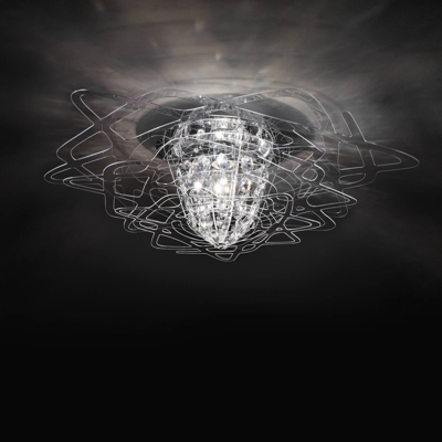 Slamp Aurora plafón mini, transparente