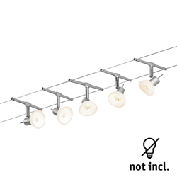 Detalles de la oferta de Paulmann Sheela sobre cable 5 luces cromo mate Paulmann Sheela sobre cable 5 luces cromo mate características