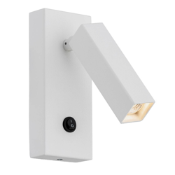 Foco de pared Rai, orientable, blanco precio
