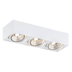 Foco de techo Ronda, 3 luces, blanco en oferta