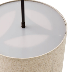 Menu Hashira lámpara colgante lino, Ø30cm, natural características