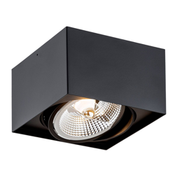 Foco de techo Ronda, 1 luz, negro características
