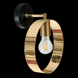 Aplique Mira, redondo, oro en oferta