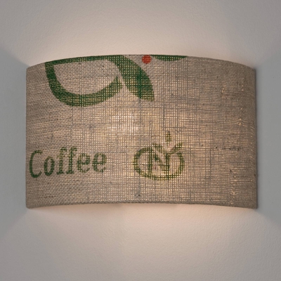 Aplique N°67 grano café, pantalla saco de café