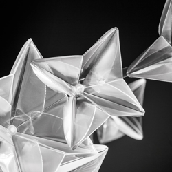 Slamp Hanami suspensión colgante, cable claro características