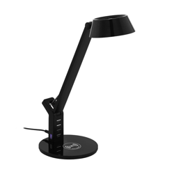 Lámpara de mesa LED Banderalo CCT dim QI negro características