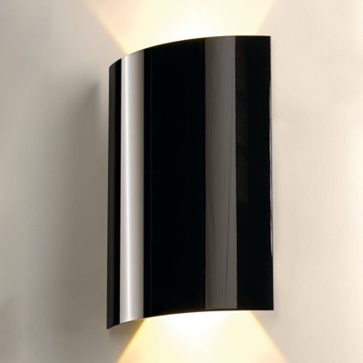 SLV Sail aplique LED 2 luces 30 cm negro