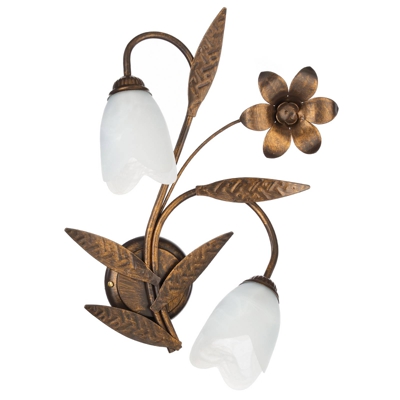 Aplique Sonia 2 luces, bronce