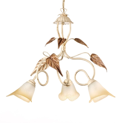 Lámpara colgante Vanda 3 luces, bronce