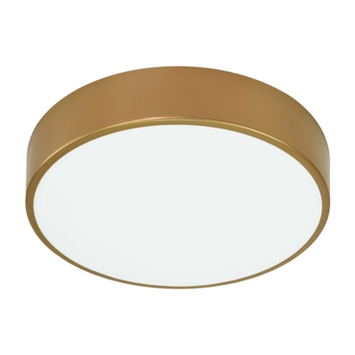 Plafón Cleo 400, IP54, Ø 40 cm oro