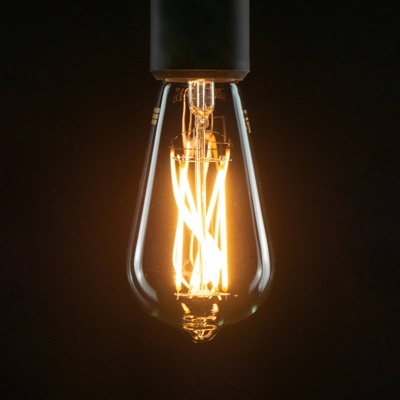 SEGULA LED rústica Long Style E27 5W transparente