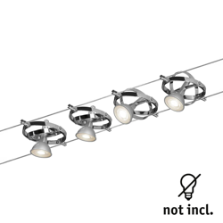 Paulmann Cardan sobre cable 4 cromo mate/cromo características