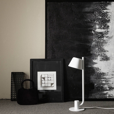 Prandina Bima T1 USB lámpara de mesa LED, blanco