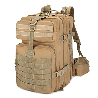 UBORSE Mochila Táctica Militar 45L Impermeable MOLLE Paquete de Asalto de Gran Capacidad para Utilidad Bolsa para Senderismo Acampada Caza Aire Libre 